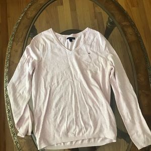 Large Light Pink Tommy Hilfiger sweater